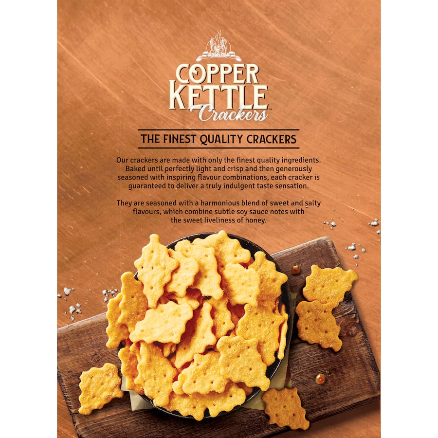 Copper Kettle Crackers Honey Soy Chicken 135g
