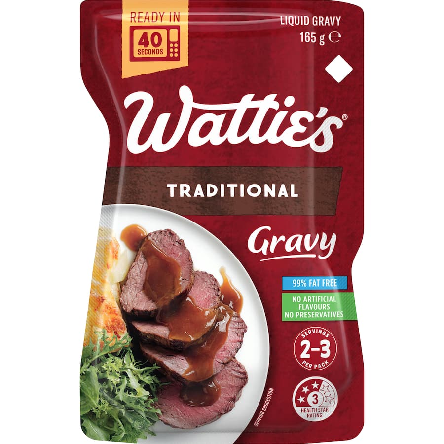 Wattie's Liquid Gravy Traditional Pouch 165g