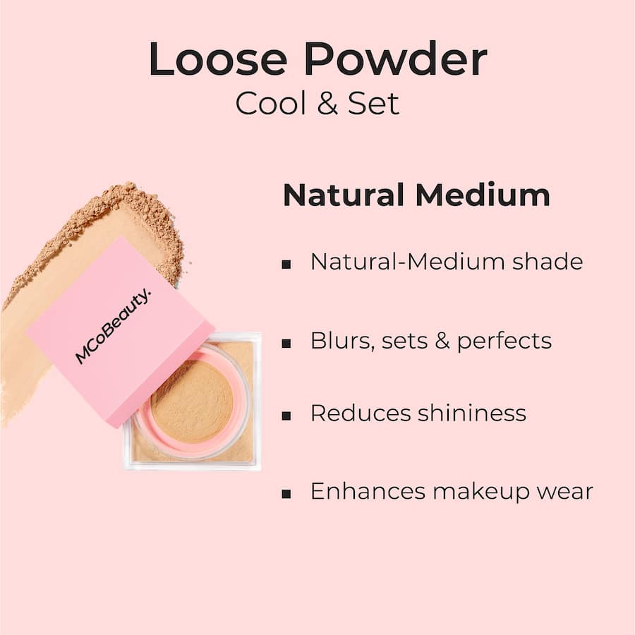 Mcobeauty Loose Powder Natural Medium 1ea