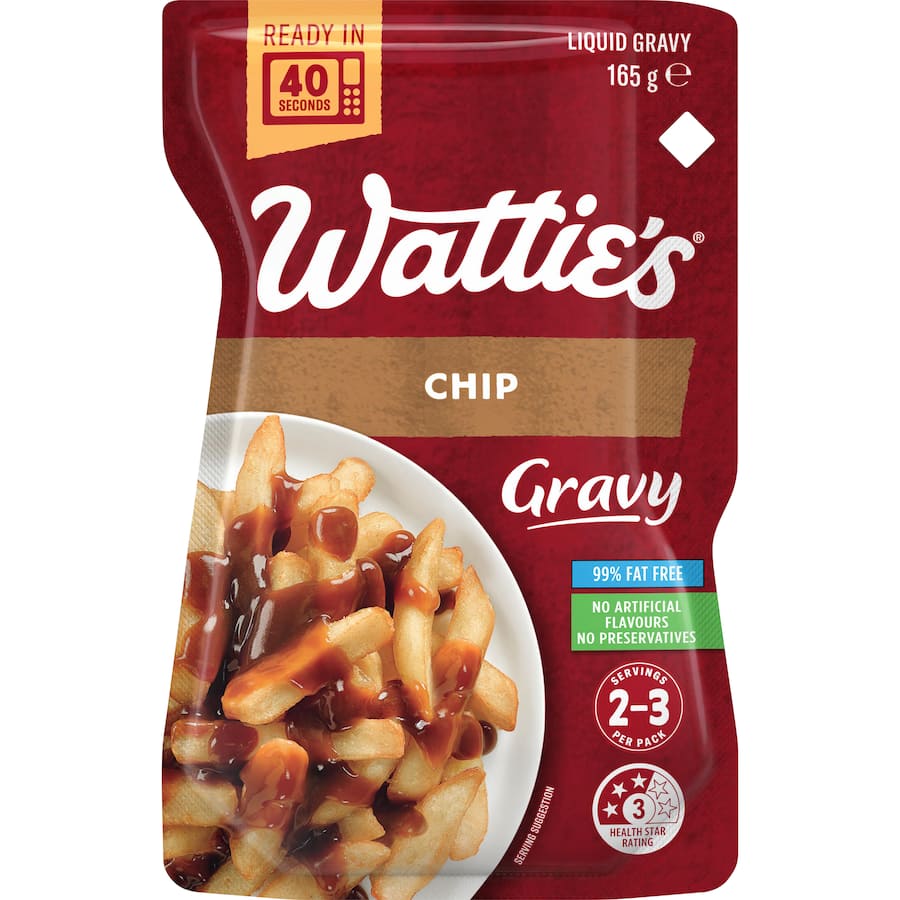 Wattie's Liquid Gravy Chip Pouch 165g