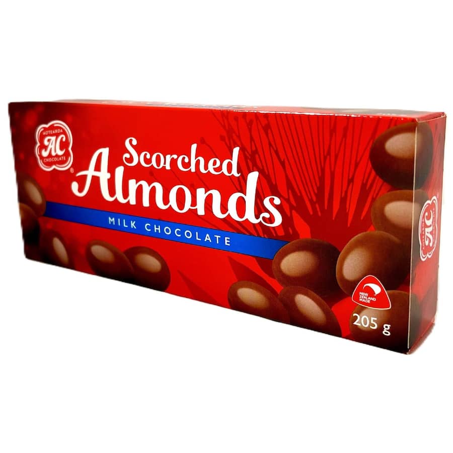 Aotearoa Chocolate Scorched Almonds  205g