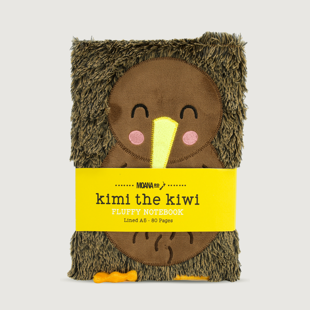 Moana Road - Fluffy Notebooks - Kimi the Kiwi