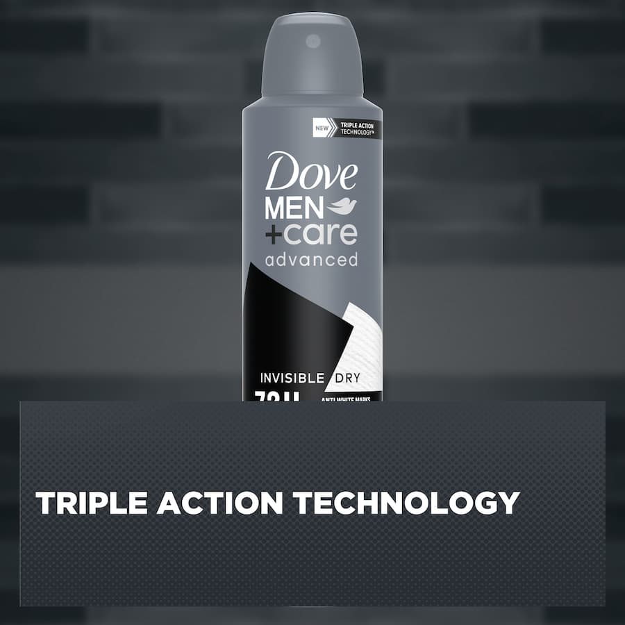 Dove Men + Care Advanced Antiperspirant Aerosol Invisible Dry 250mL