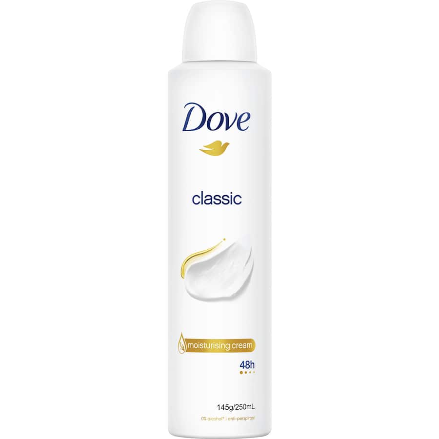 Dove Antiperspirant Aerosol Aerosol Classic 250mL