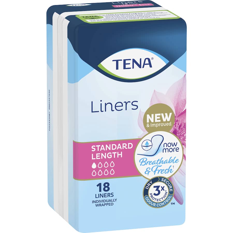 Tena Liners Standard Length 18pack