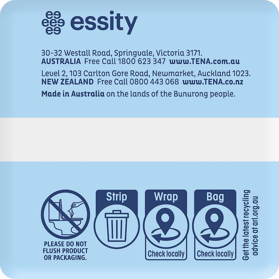 Tena Liners Standard Length 18pack