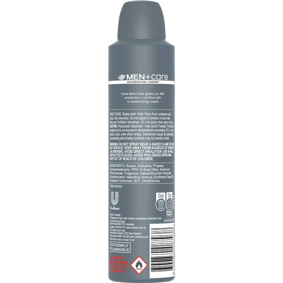 Dove Men + Care Antiperspirant Aerosol Stain Defense 250mL