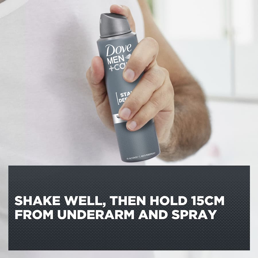 Dove Men + Care Antiperspirant Aerosol Stain Defense 250mL