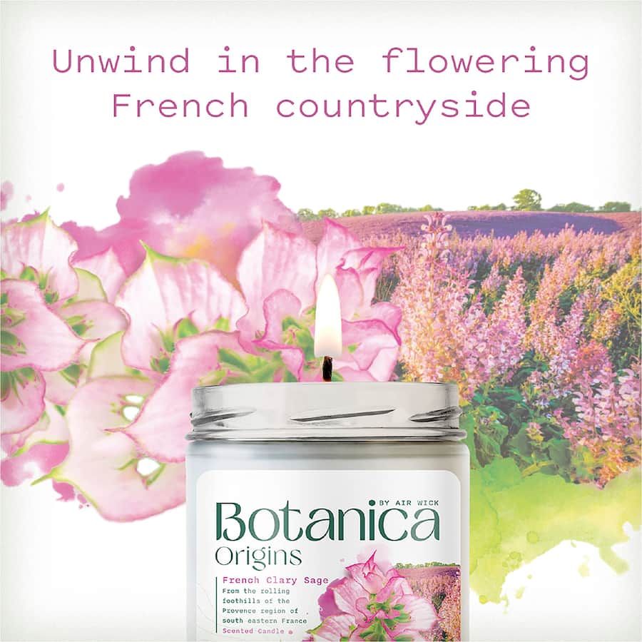 Air Wick Botanica Candle Scented French Sage 250g