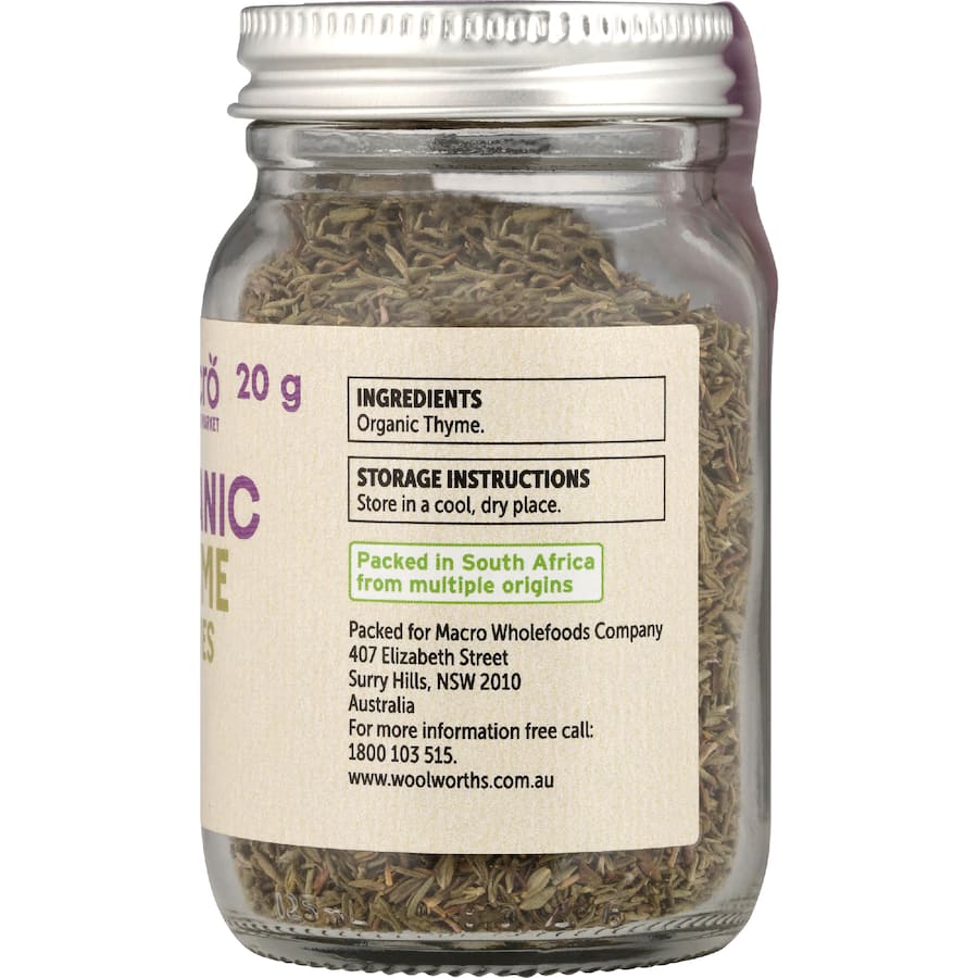 Macro Organic Thyme Leaves 20g
