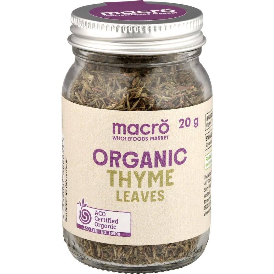 Macro Organic Thyme Leaves 20g