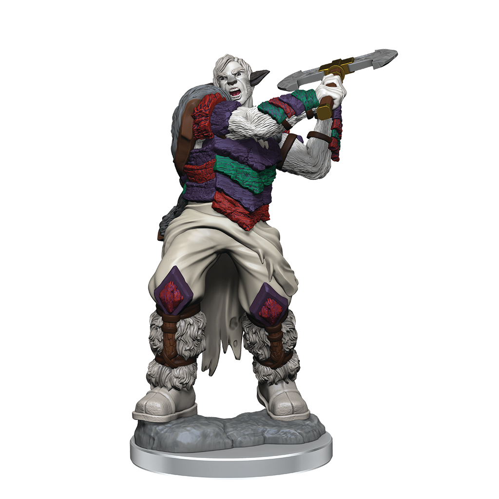 Critical Role Unpainted Miniatures Ashari Stoneguard & Ashari Skydancer