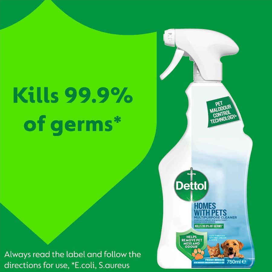 Dettol Multipurpose Cleaner Homes With Pets Trigger 750mL