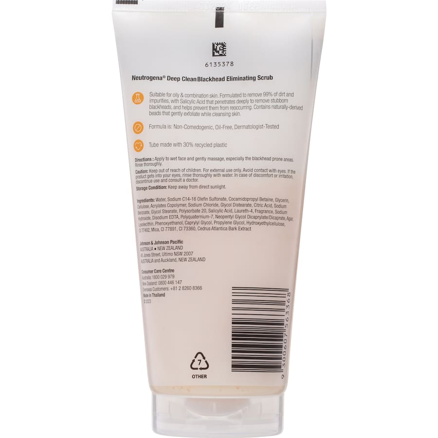 Neutrogena Deep Clean Facial Scrub 150g