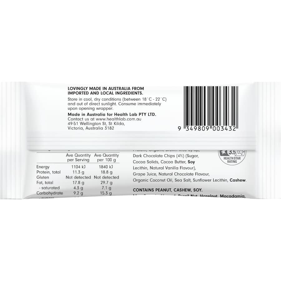 Health Lab Protein Bar Chocolate Brownie 60g
