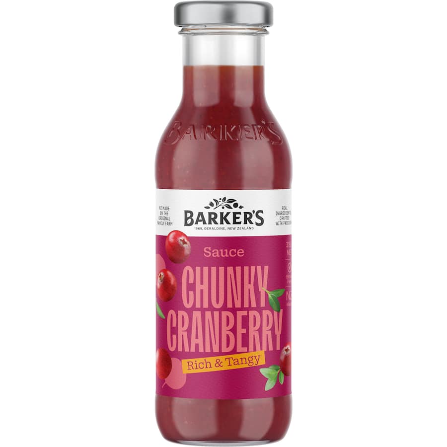 Barkers Cranberry Sauce  Bottle 315g