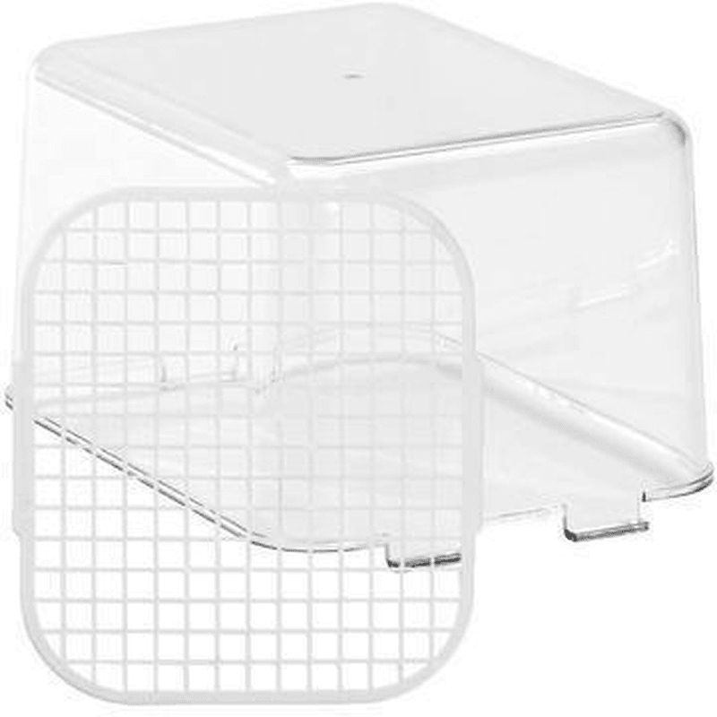 Alligator Collector for Alligator Chopper with durable stainless steel blades and a mess-free collection base for efficient food prep.
