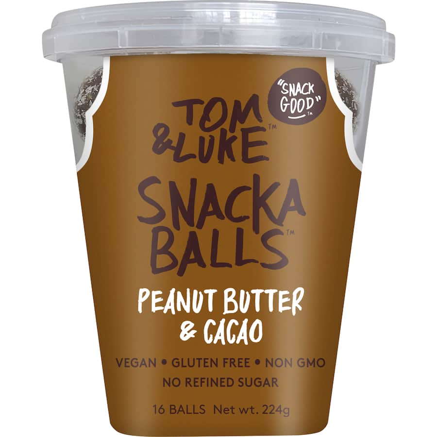 Tom & Luke Snack Balls Peanut Butter & Cacao 224g