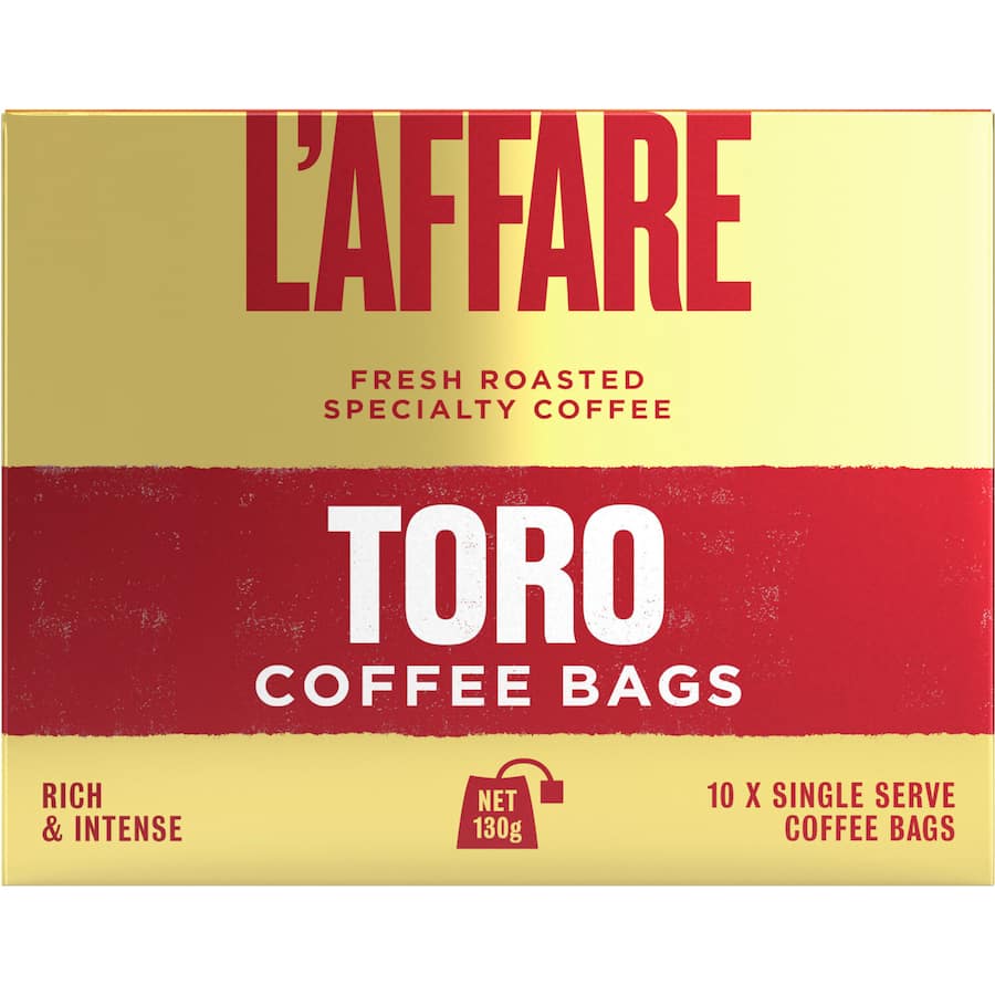 L'affare Toro Coffee Bags 130g