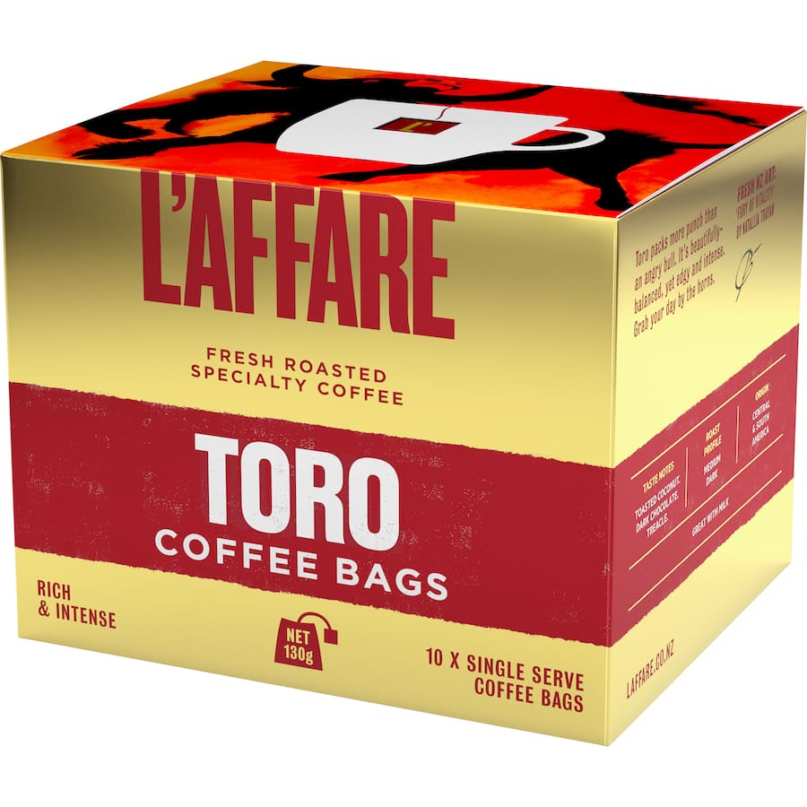 L'affare Toro Coffee Bags 130g