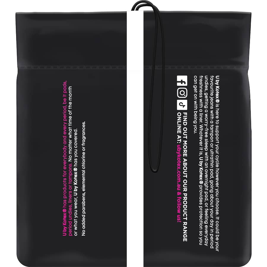 U By Kotex Pads Ultrathins Super Value Pack 18pack