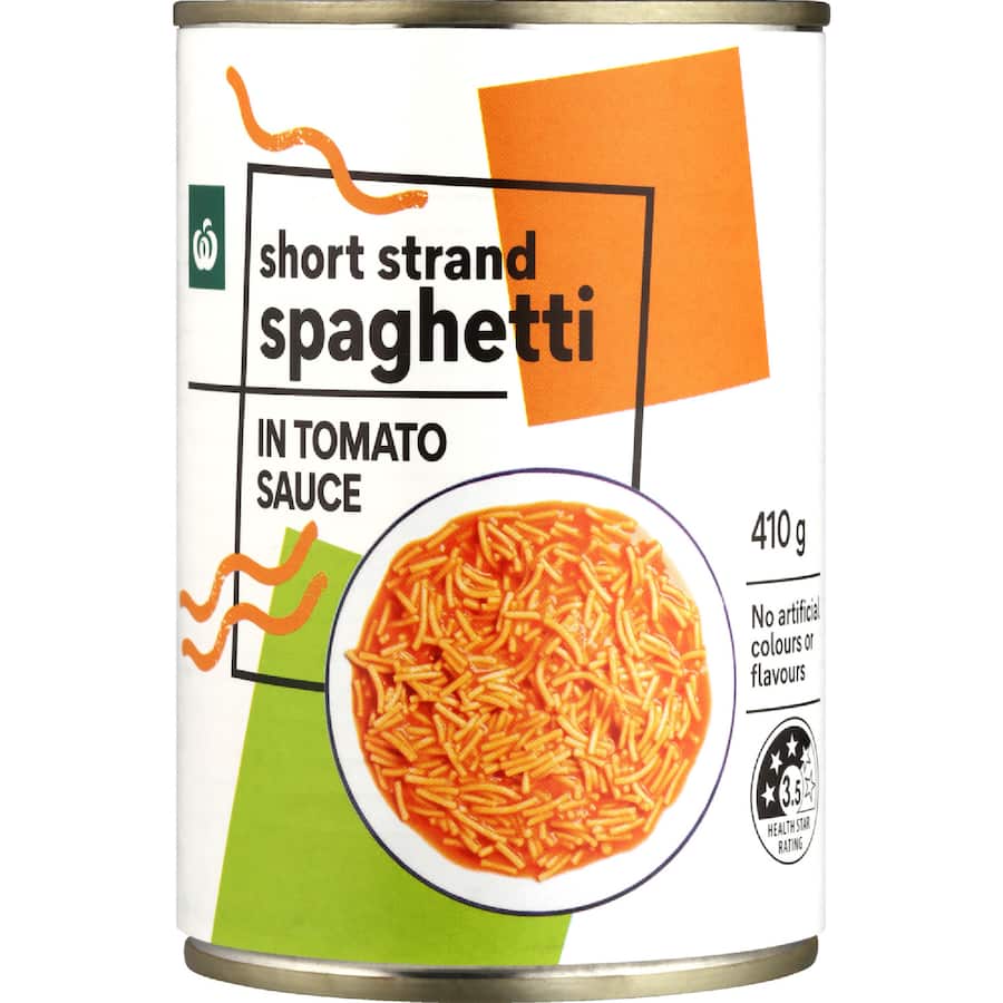 Woolworths Spaghetti Shortstrand 410g