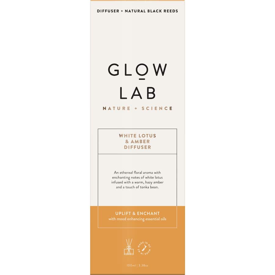 Glow Lab Diffuser White Lotus & Amber 100mL