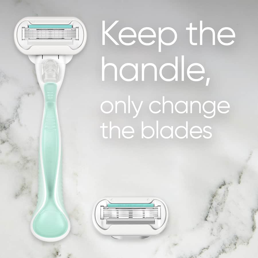 Gillette Venus Deluxe Smooth Razor With 4 Blades 1pack
