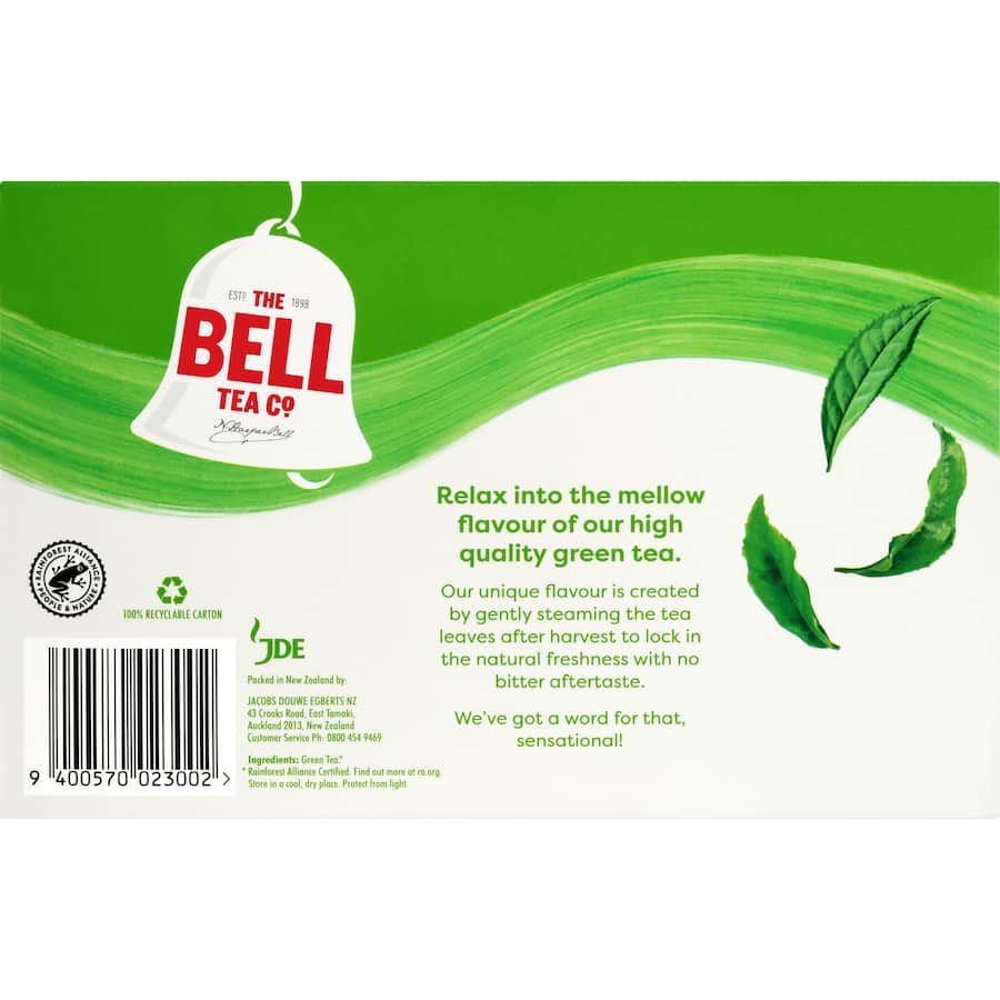 Bell Pure Green Tea 100pack