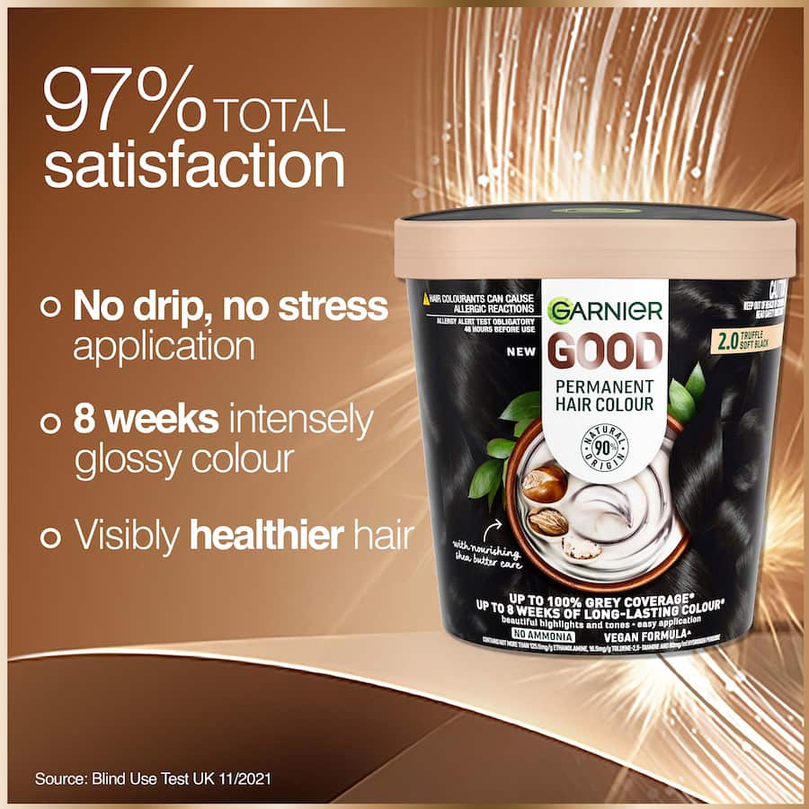 Garnier Good Hair Colour Truffle Soft Black 2.0 217g