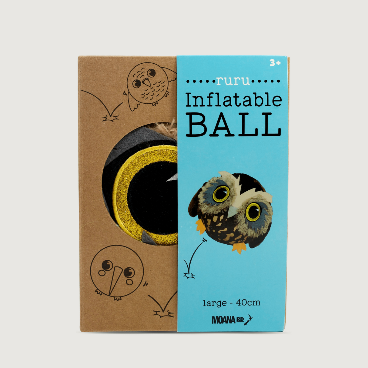 Moana Road - Inflatable Bird Balls - Ruru (Large)