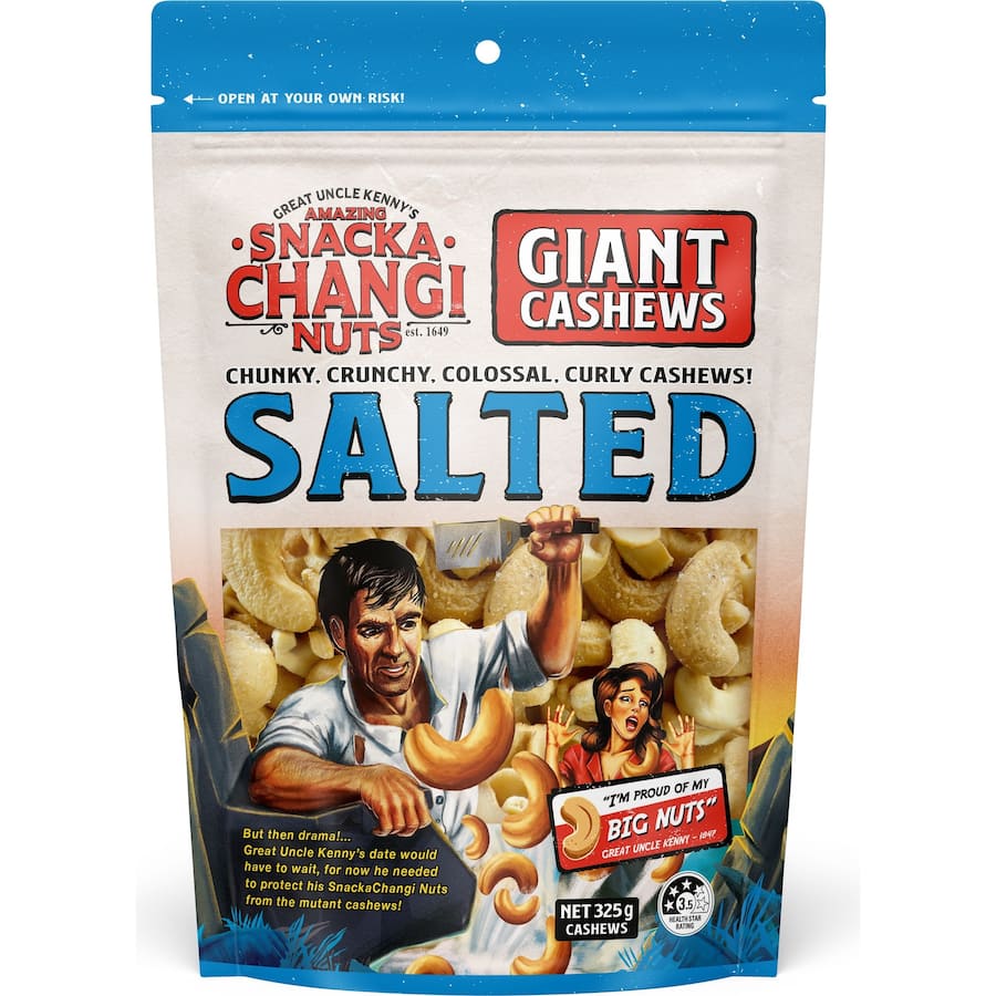 Snackachangi Cashews Salted 325g