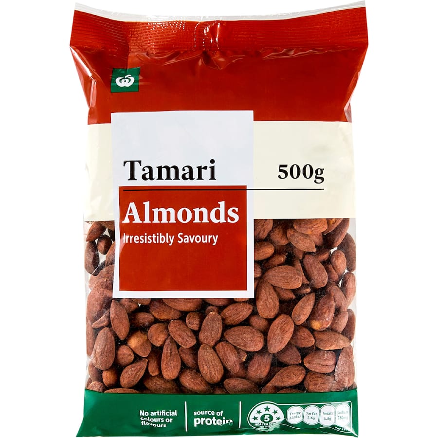 Woolworths Almonds Tamari 500g