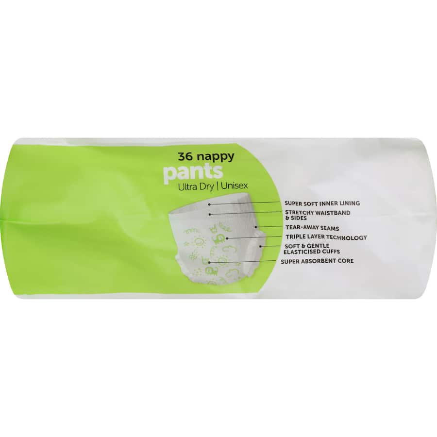 Little One's Bulk Nappy Pants Junior Boys & Girls 16+ Kg Size 6 36pack