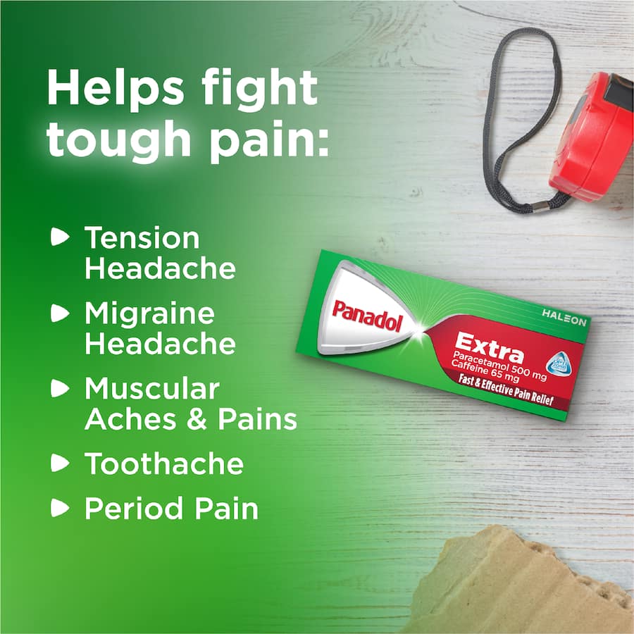 Panadol Pain Relief Extra 16 pack 500/65mg
