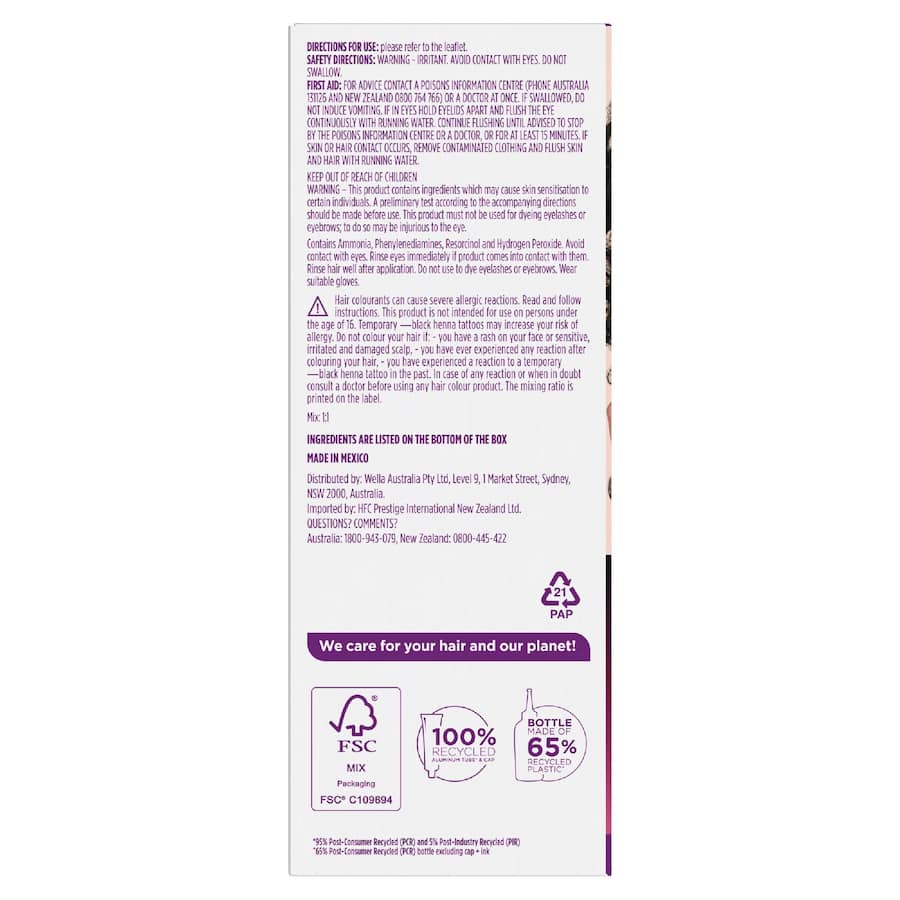 Clairol Bold & Bright Hair Colour Black Licorice 20 1pack