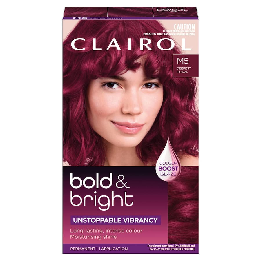Clairol Bold & Bright Hair Colour Deepest Guava M5 1pack
