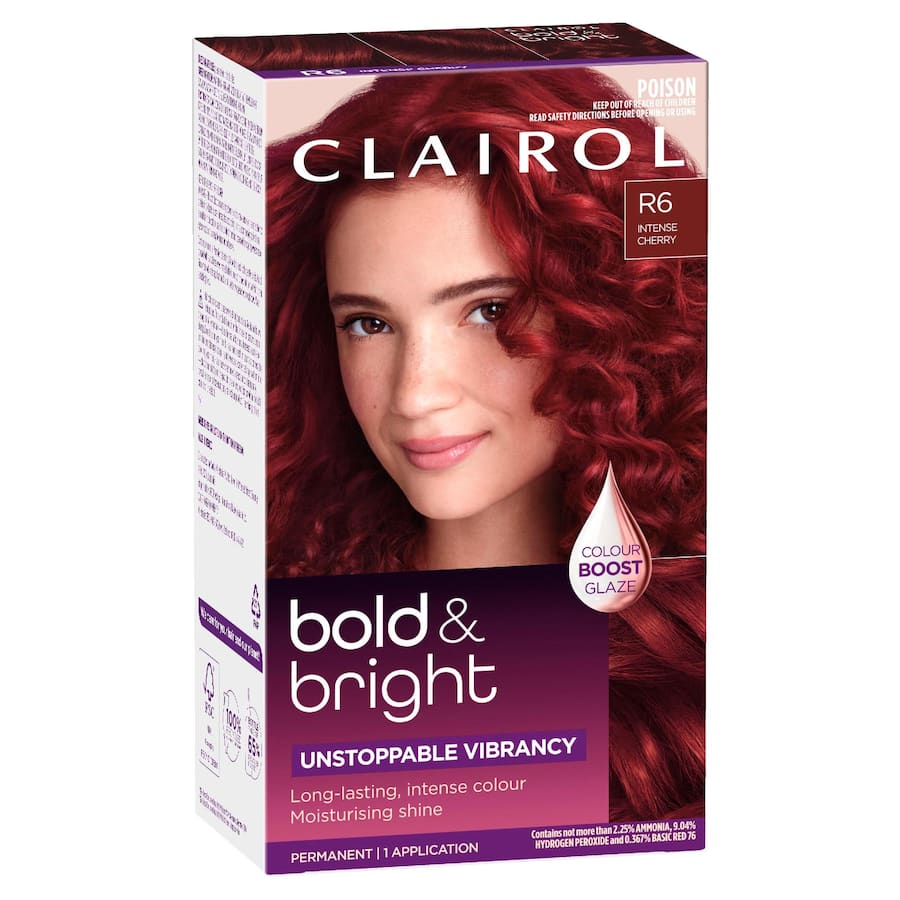 Clairol Bold & Bright Hair Colour Intense Cherry R6 1pack