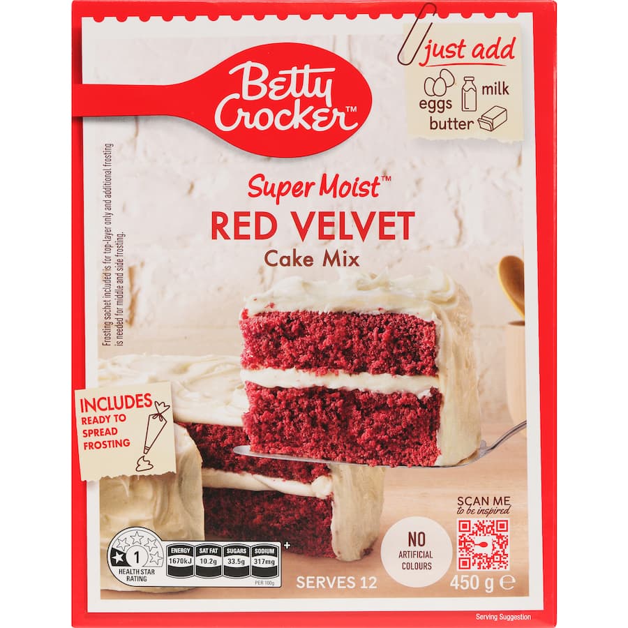 Betty Crocker Cake Mix Red Velvet 450g