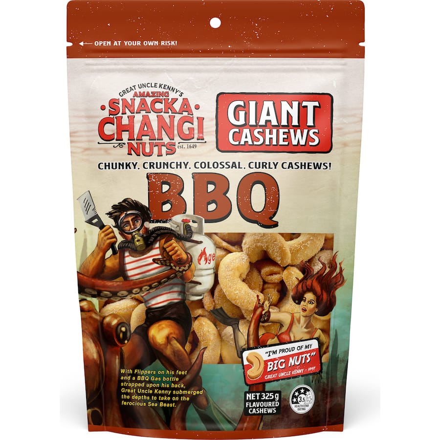 Snackachangi Cashews Bbq 325g