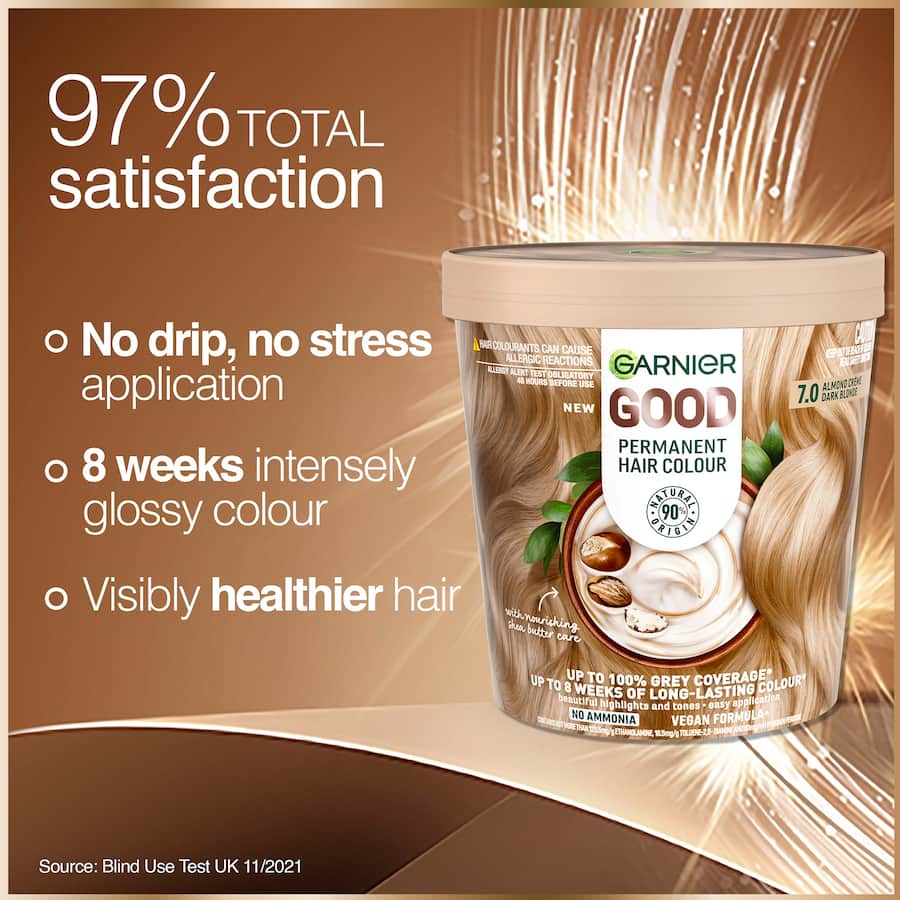 Garnier Good Hair Colour Almond Creme Dark Blond 7.0 217g