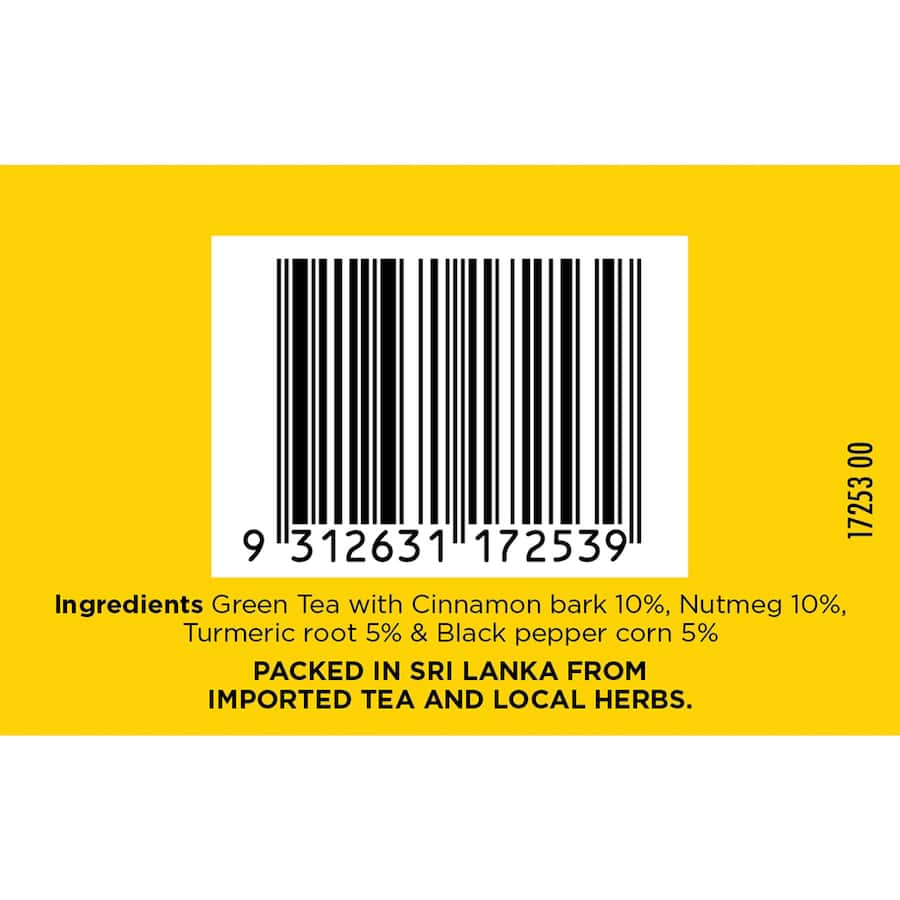 Dilmah Green Tea With Cinnamon & Turmeric 20 pack