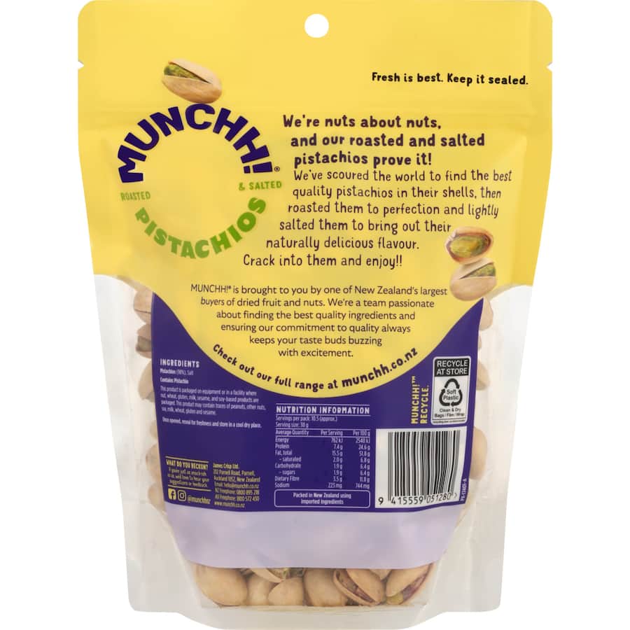 Munchh Pistachios Roasted & Salted 320g