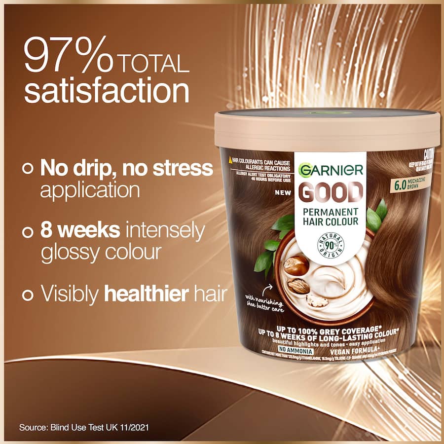 Garnier Good Hair Colour Mochaccino Brown 1pack