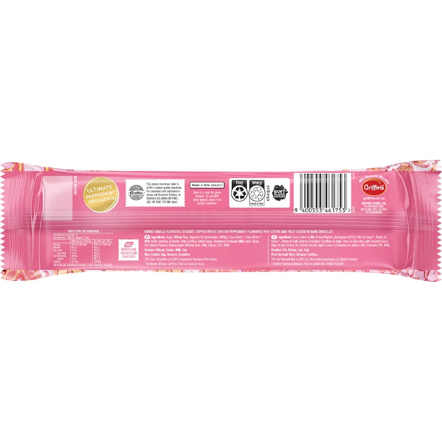 Griffin's Biscuits Pink Peppermint Treat - 200g