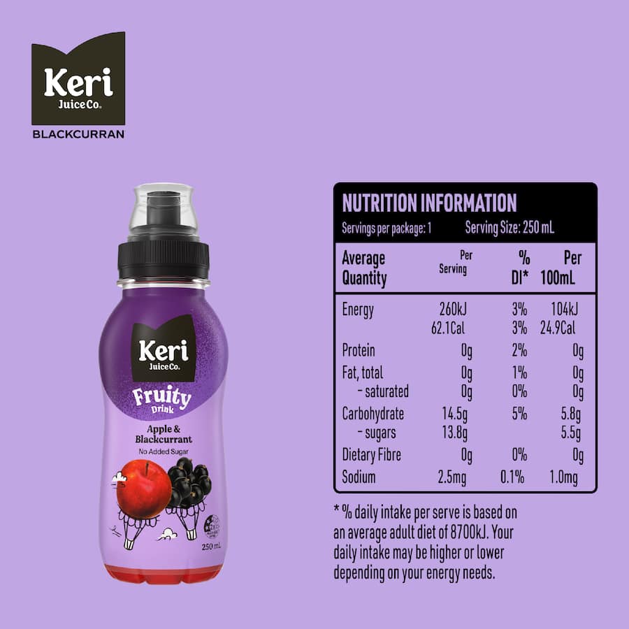 Keri Juice Blackcurrant - 250mL