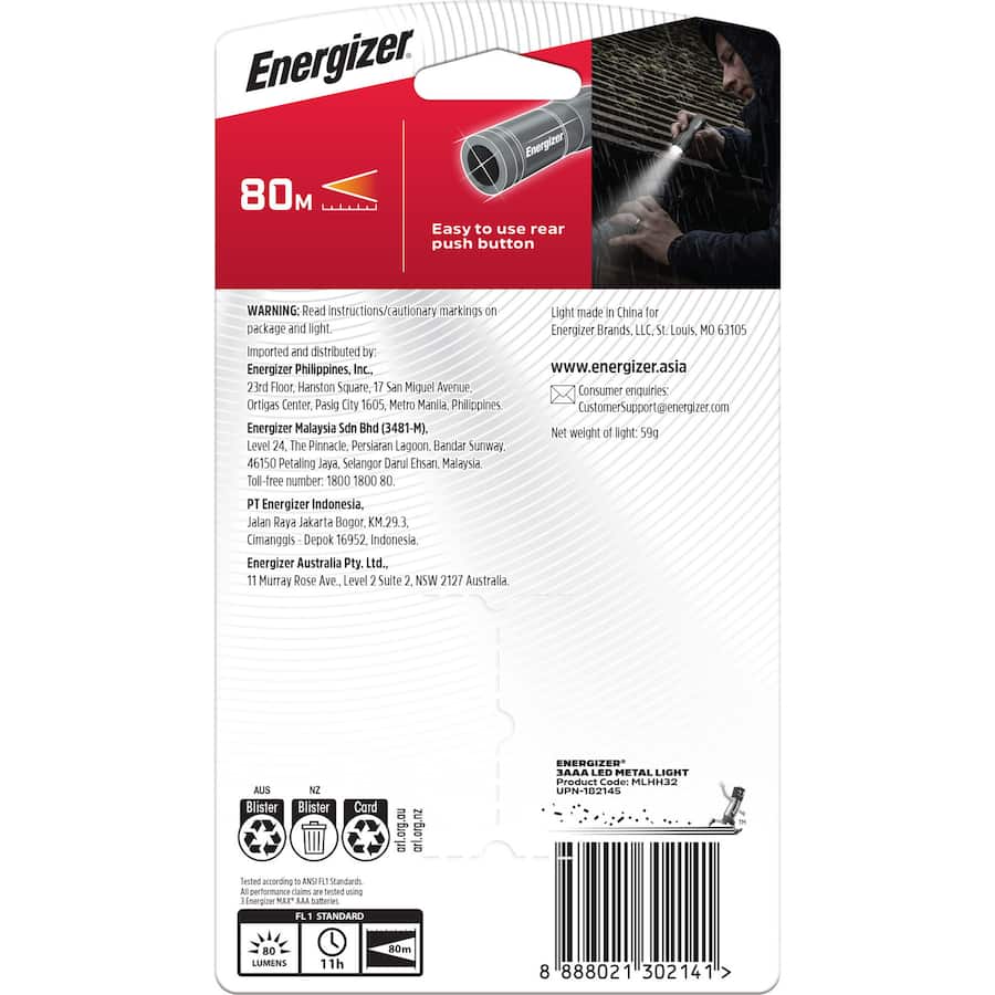 Energizer Torch Metal 80 Lumens