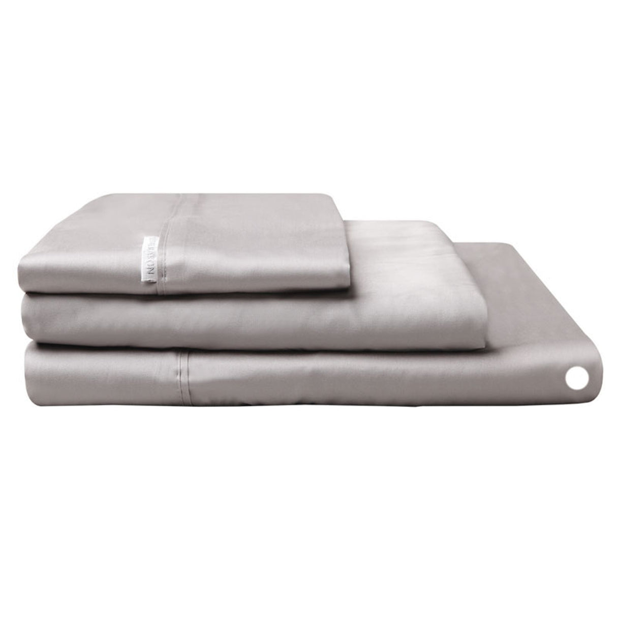 Queen Bed - 100% Egyptian Cotton Sateen Flat Sheet 400TC Pewter