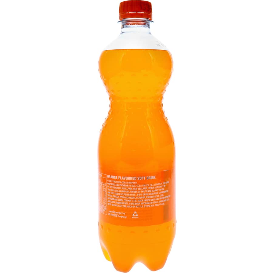 Fanta Soft Drink Orange Btl 600mL