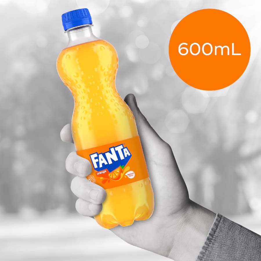 Fanta Soft Drink Orange Btl 600mL